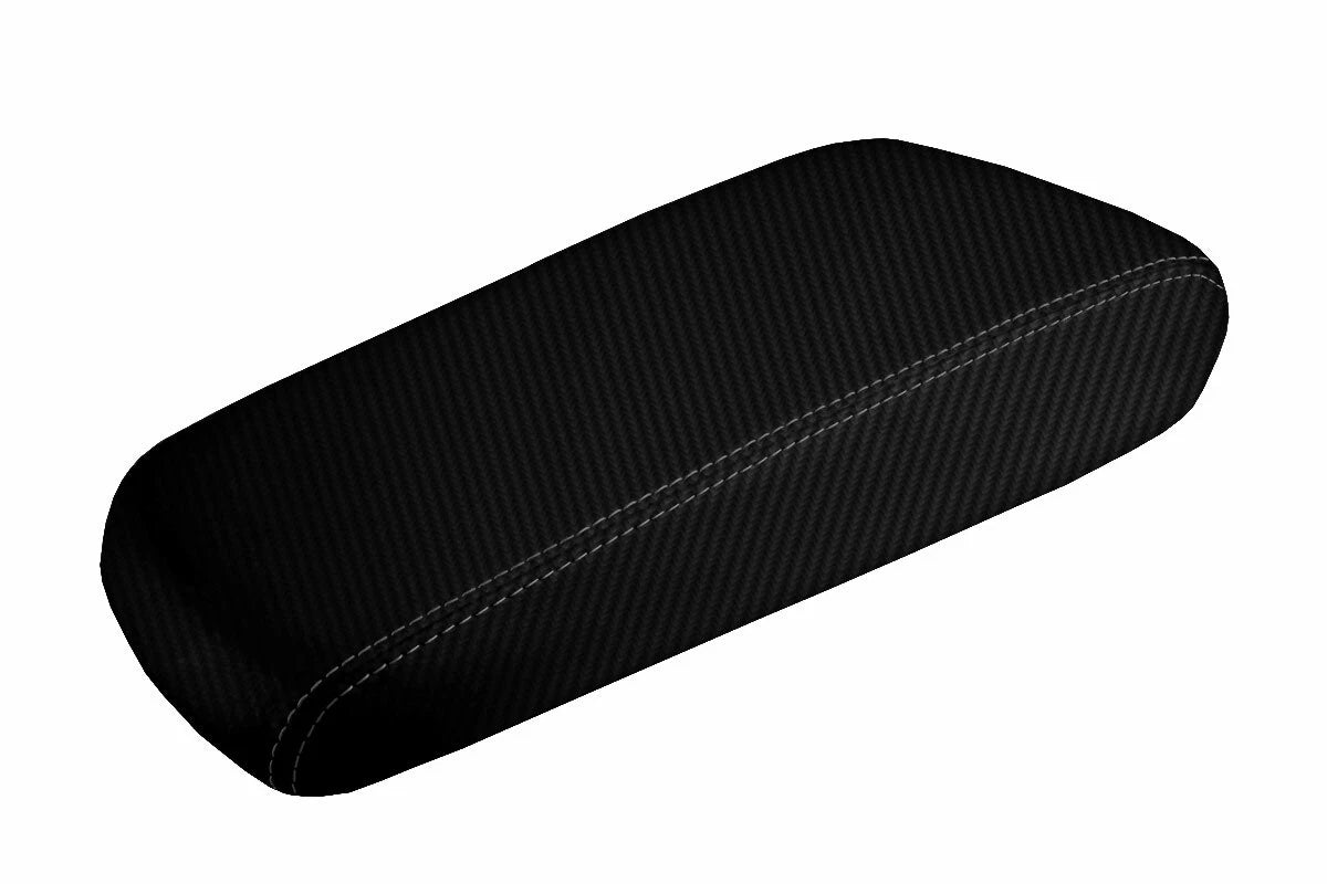 Console Lid Armrest Cover for Dodge Charger (2008–2010) Carbon Fiber