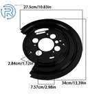 Rear Brake Backing Plates for Dodge Ram Durango Chrysler Aspen (2008–2012)