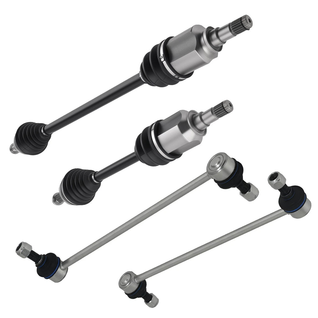 Front CV Axle Shafts Sway Bar Link Set for Toyota Corolla (2009–2018)