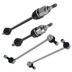 Front CV Axle Shafts Sway Bar Link Set for Toyota Corolla (2009–2018)