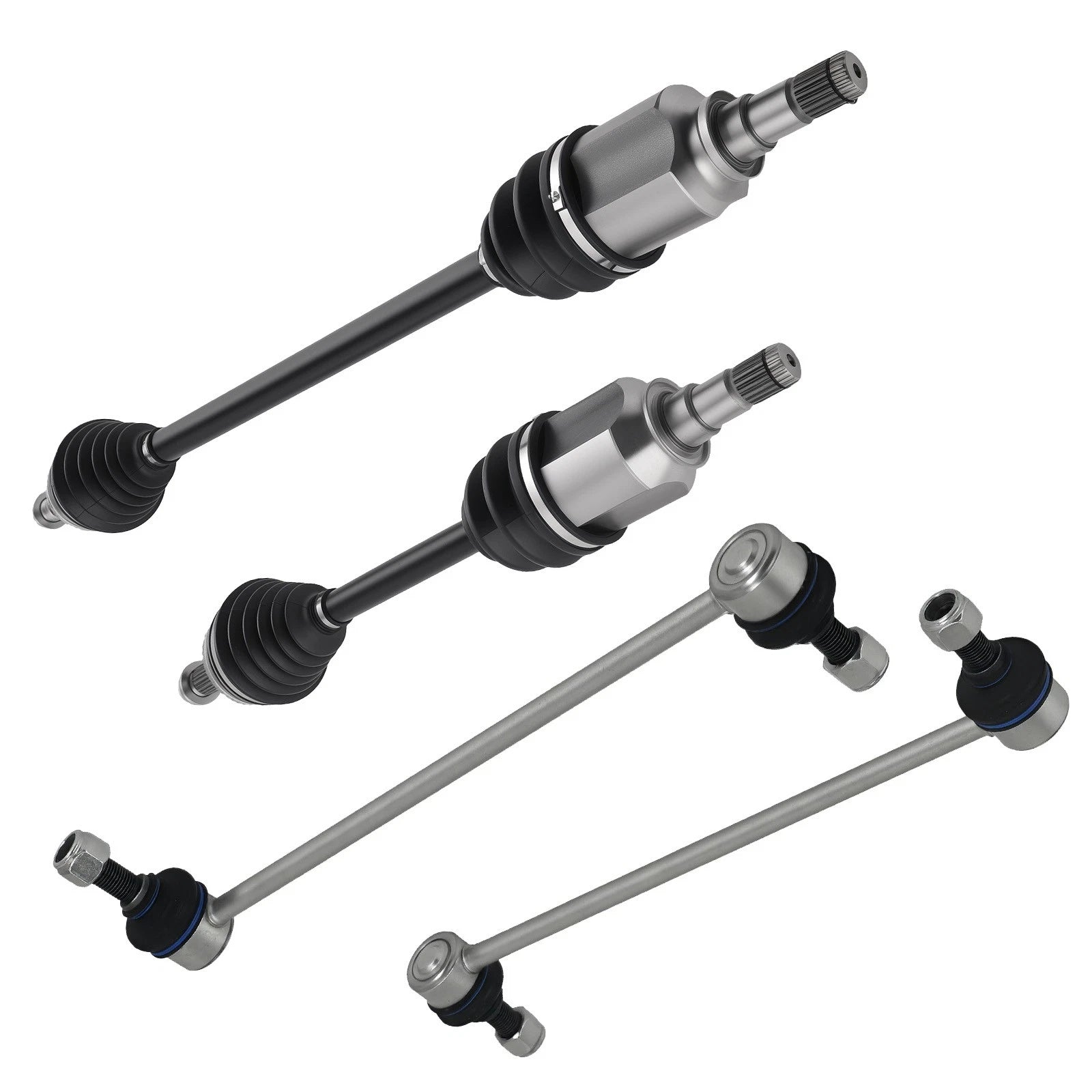 Front CV Axle Shafts Sway Bar Link Set for Toyota Corolla (2009–2018)