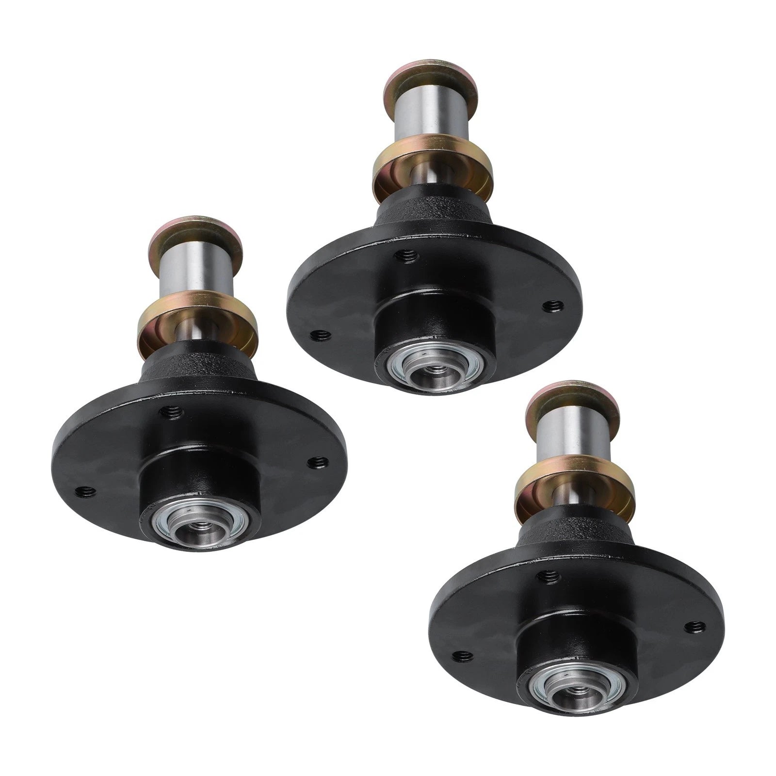 Set of 3 Spindles for Hustler Super Z ATZ 52" 60" 72" Deck Mower
