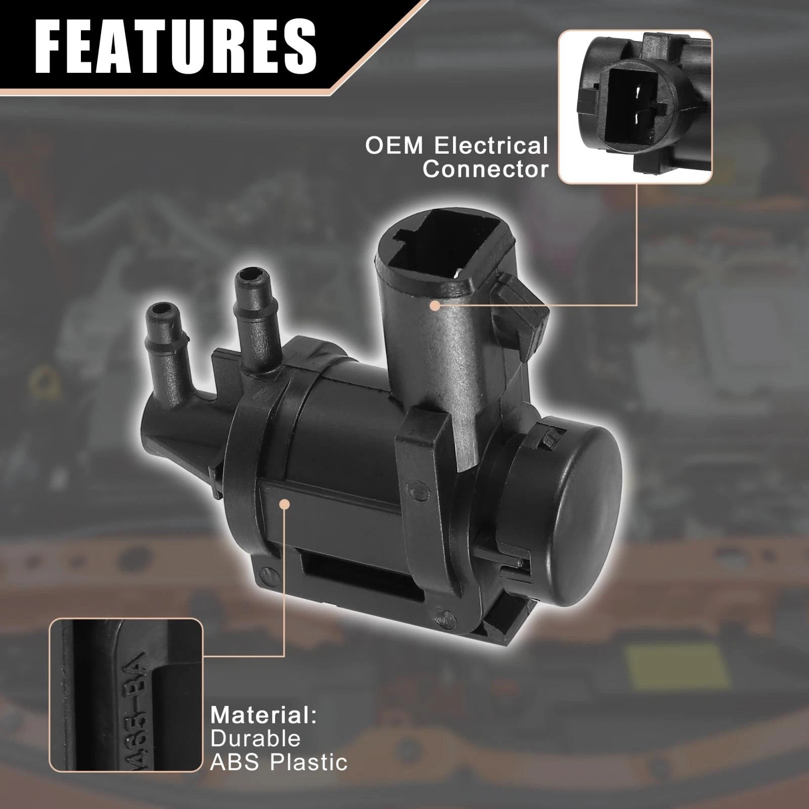 Vacuum Solenoid Purge Valve for Ford Expedition F150 Super Duty (2000–2006) 7L1Z-9H465-B