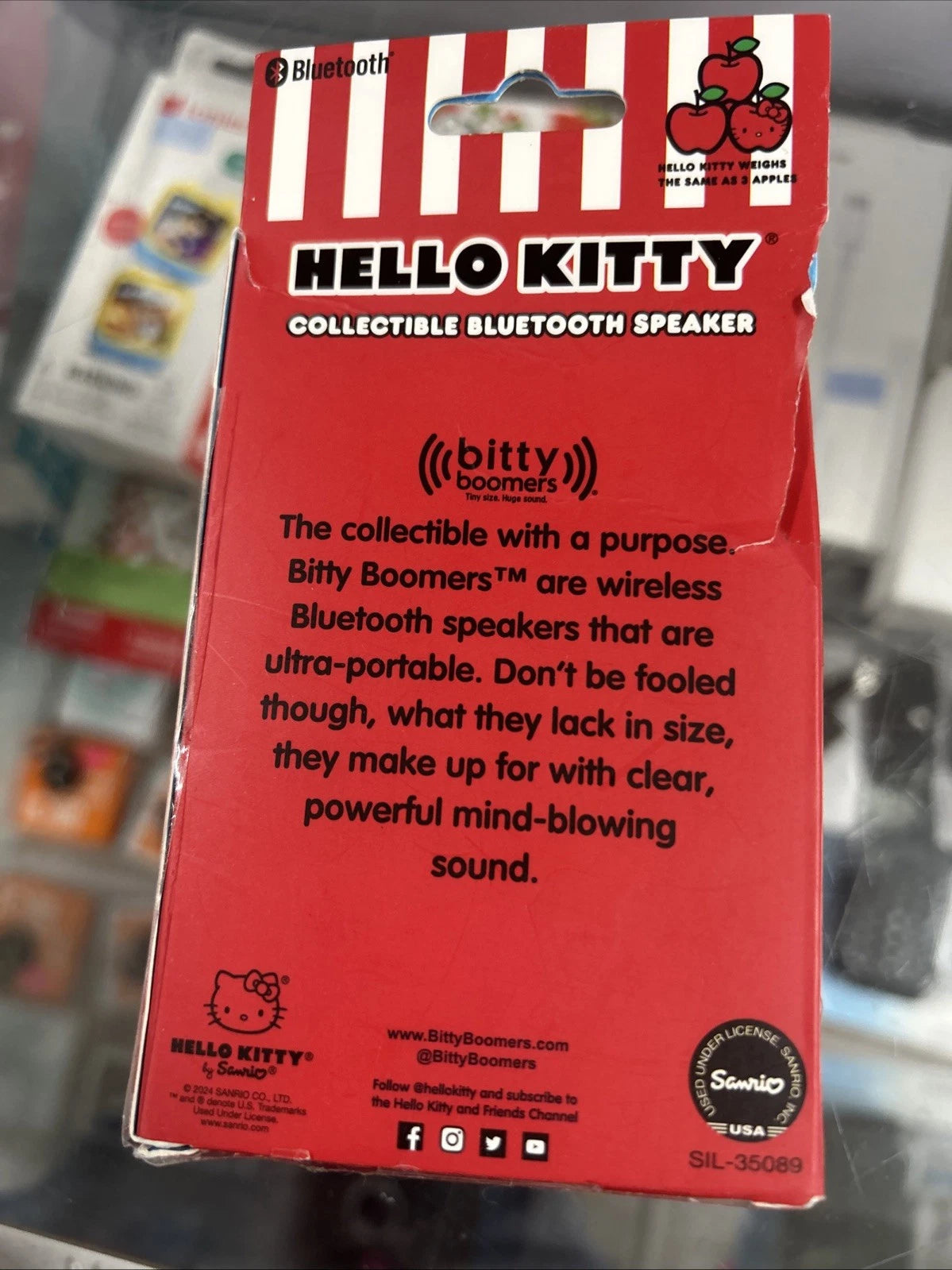 Bluetooth Speaker for Hello Kitty Bitty Boomers (Collectible)