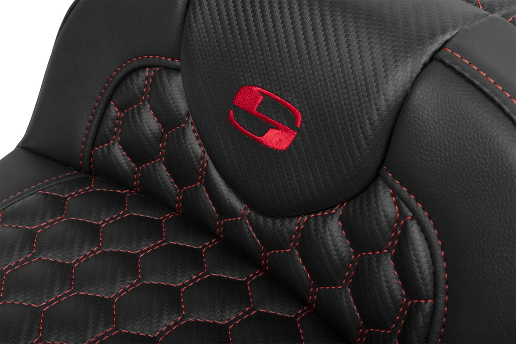 SADDLEMEN Roadsofa Extended Reach Seat for Motorcycle (with Backrest)