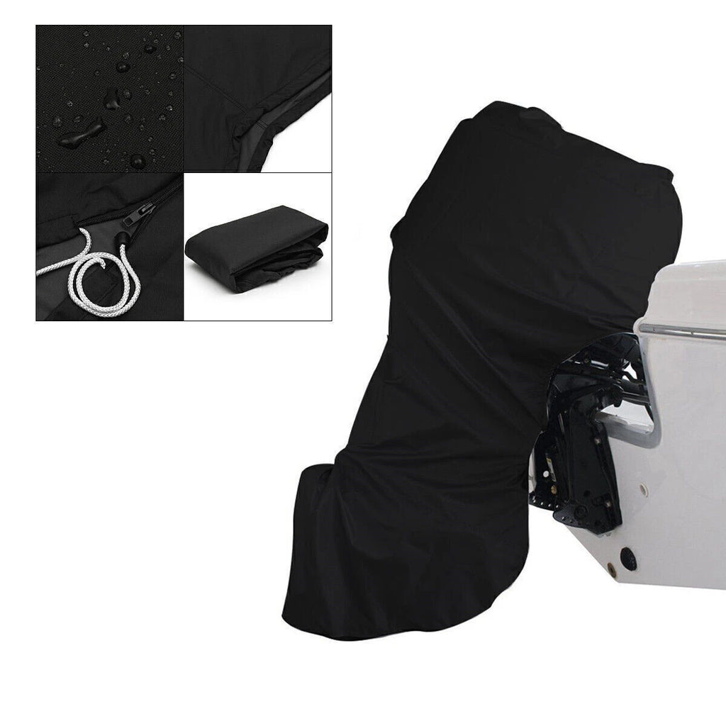 600D Heavy Duty Waterproof Outboard Motor Cover for 6-15HP Engines