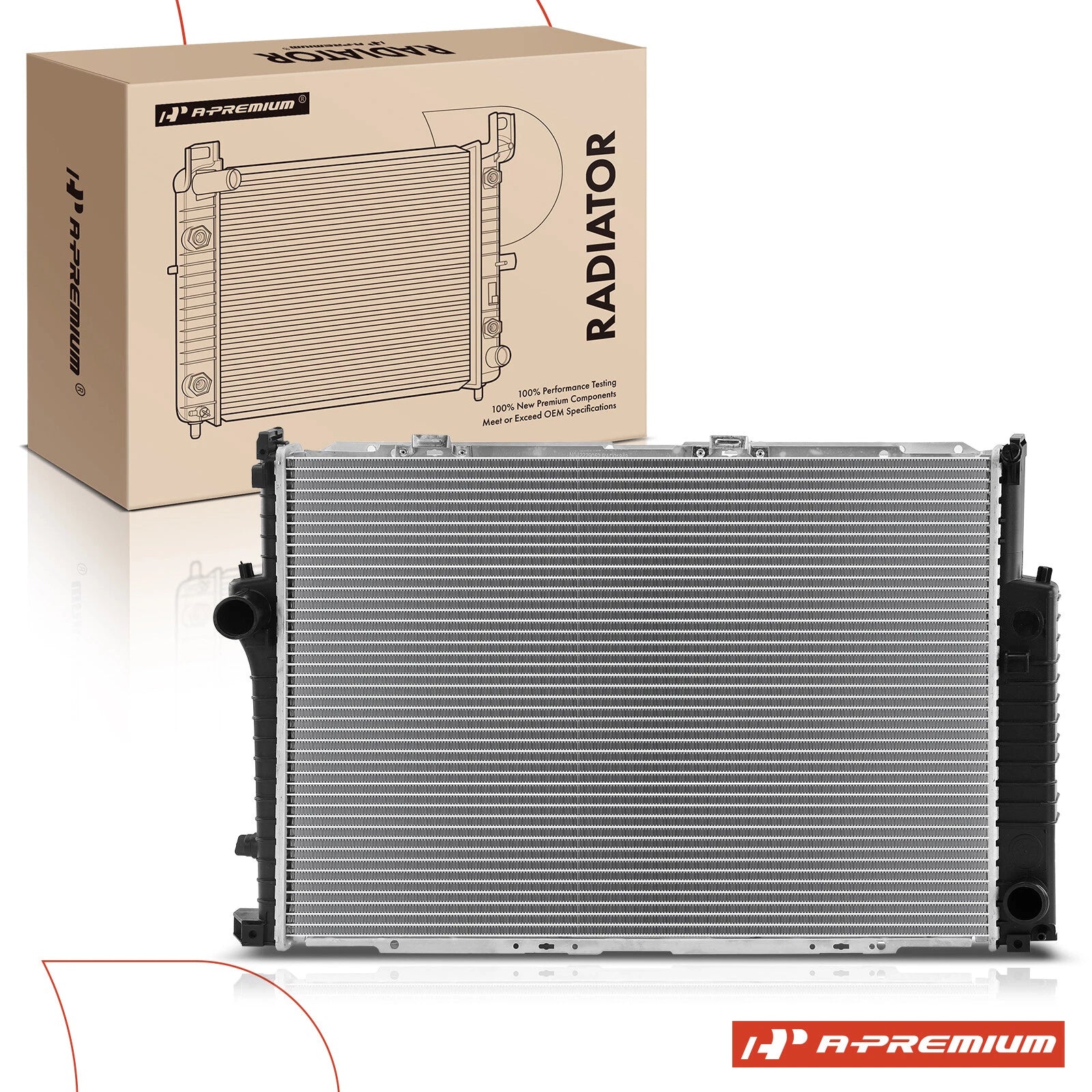Radiator for BMW E34 530i (1994–1995) V8 3.0L Sedan Wagon