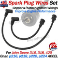 Spark Plug Wires for John Deere 316 318 420 (P216 P218 P220 P224)