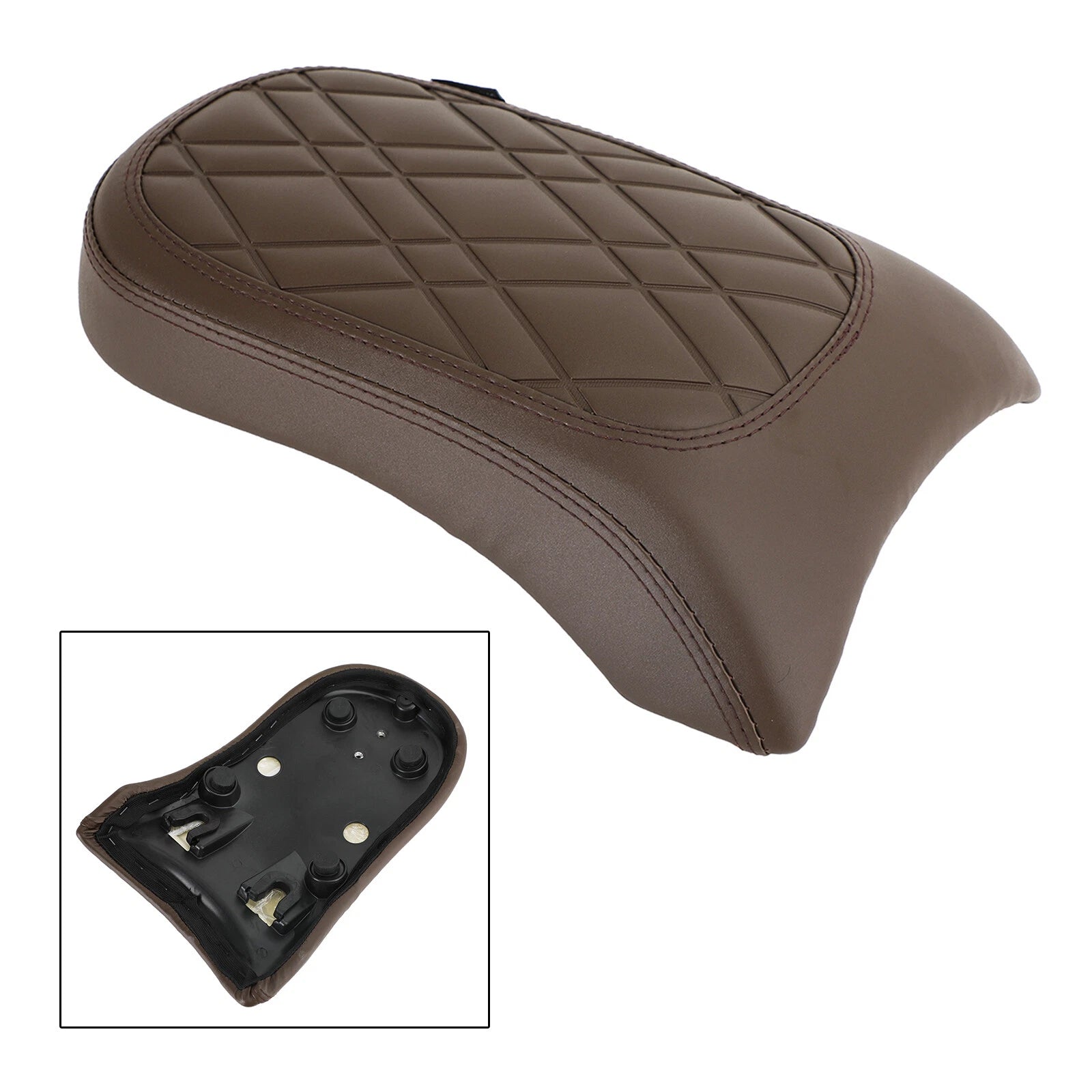 Rear Passenger Seat Cushion for BMW R18 (2020–2022) T9, Flat Brown