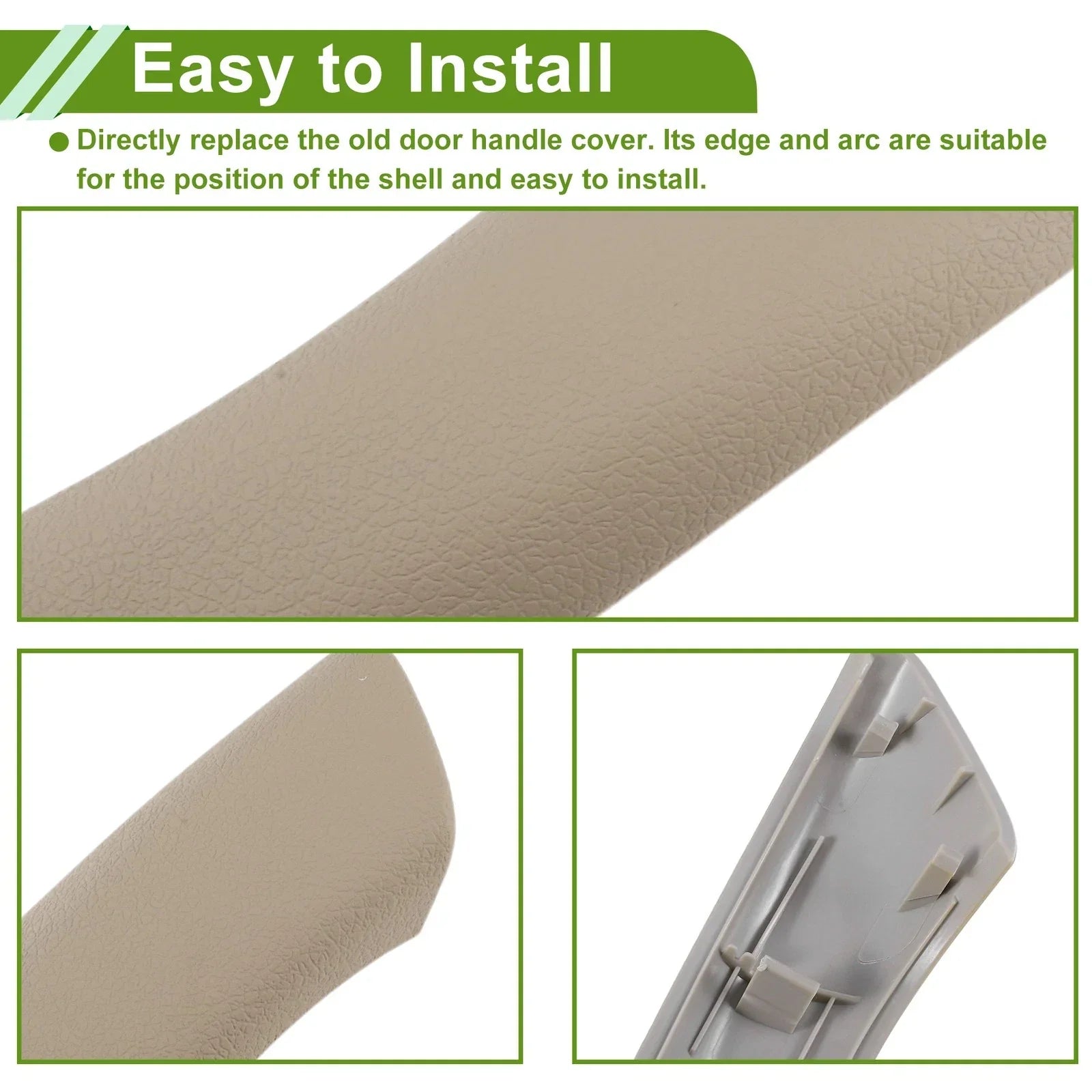 Door Panel Handle Pull Trim Cover for BMW X1 F48 F49 (2015-2020) Beige