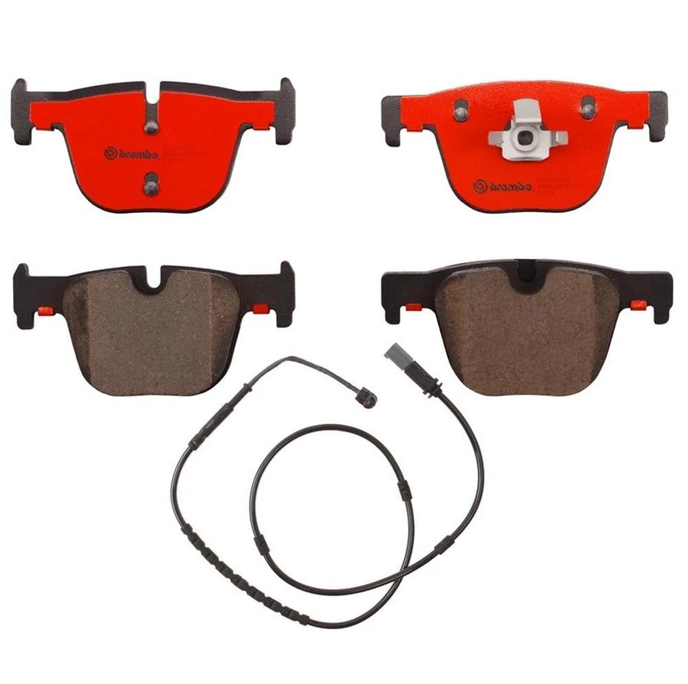 Set of 4 Brembo Rear Brake Pads with Sensor for BMW F30 F31 F32 F34 F36 M Sport