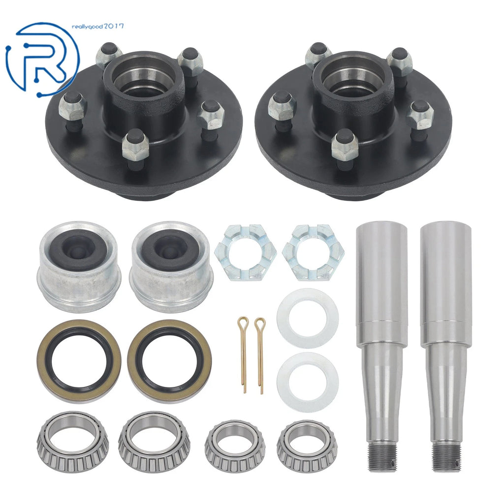 5-Bolt On 4-1/2" Trailer Hub Kit #84 for 3500lbs Axle