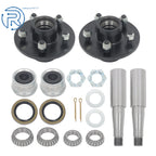 5-Bolt On 4-1/2" Trailer Hub Kit #84 for 3500lbs Axle