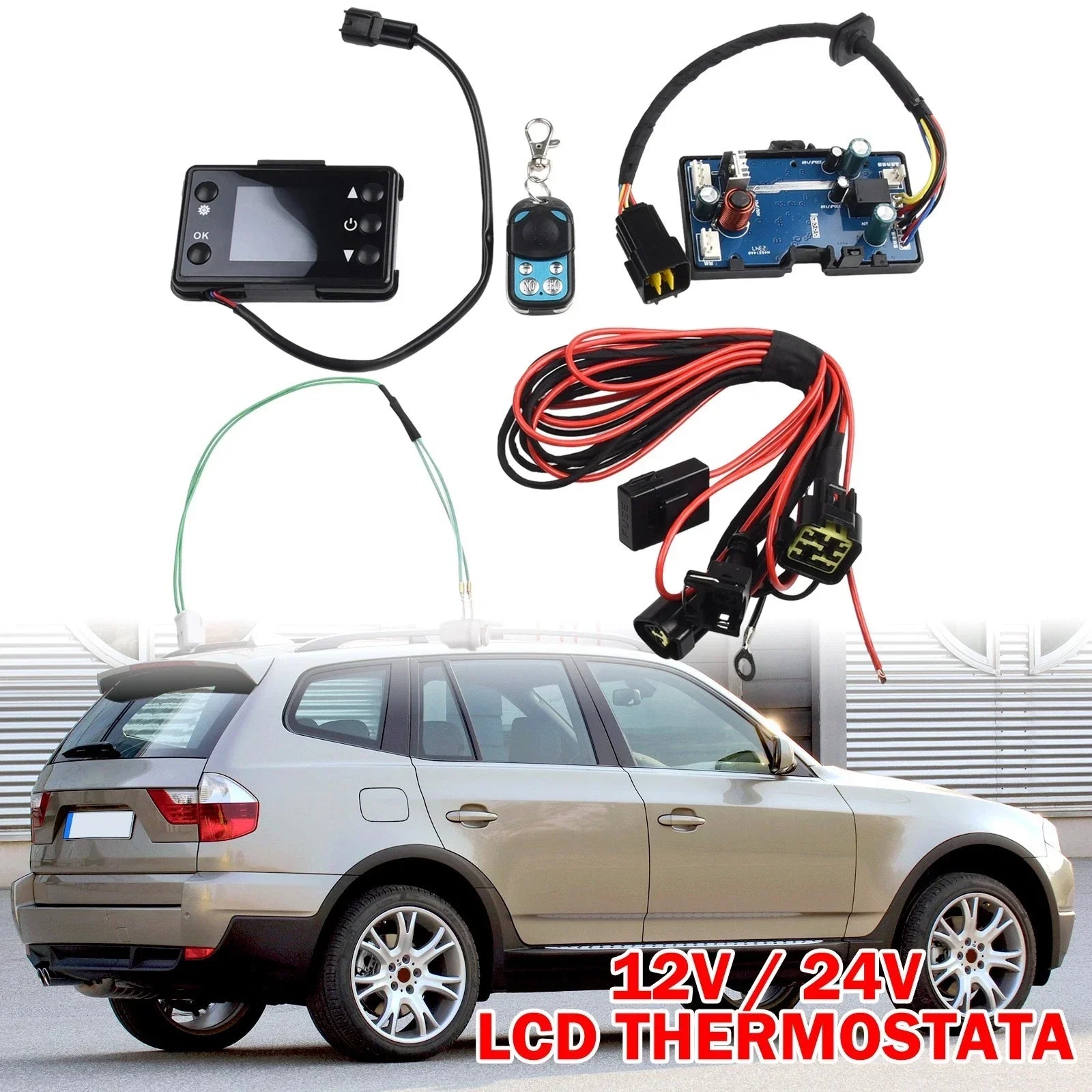 Air Diesel Heater Controller with LCD Display and Remote