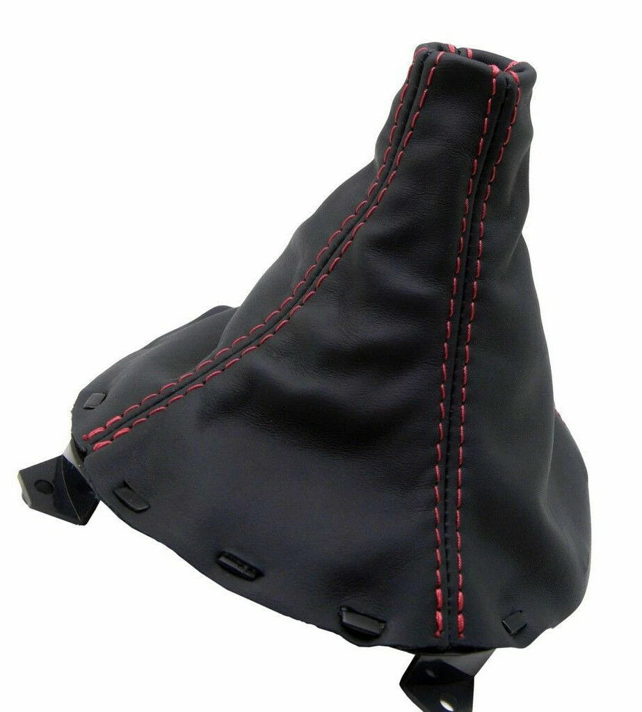 Manual Shift Boot for Mazda Miata RX7 (1993–2002) Black Red Stitch