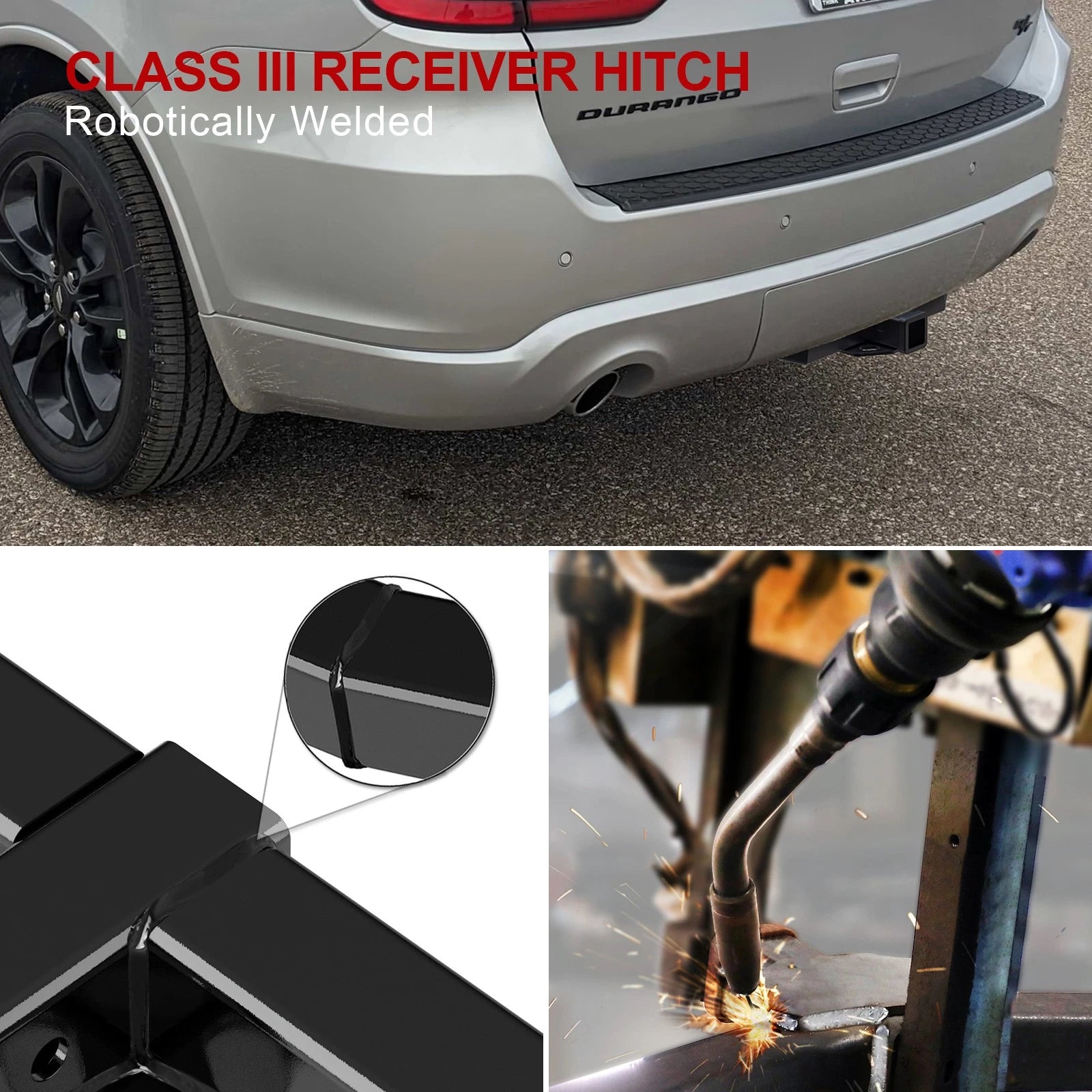 Trailer Hitch Receiver for Durango, Grand Cherokee (2011-2026)