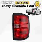 Halogen Taillight with Bulb Right for Chevy Silverado & Sierra 1500 (2014–2019)
