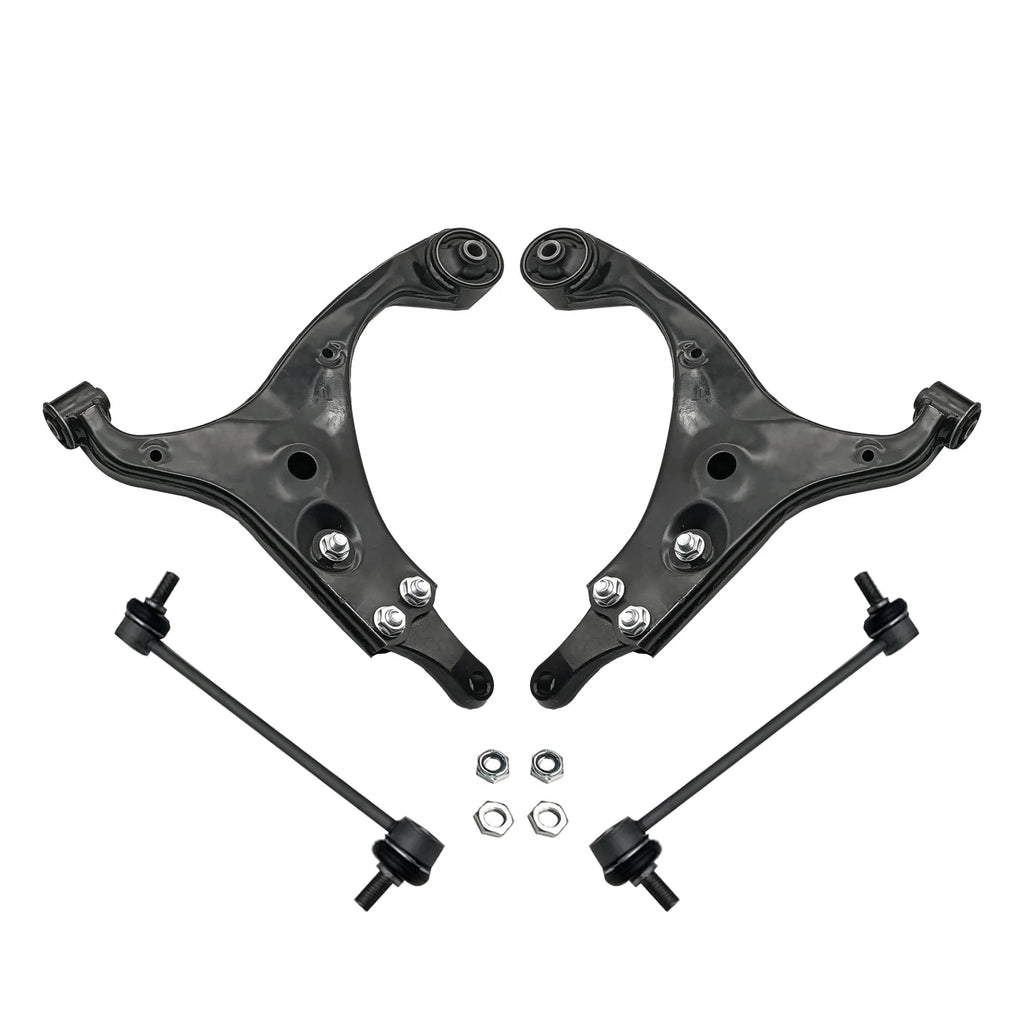 Set of 4 Control Arm Kit Sway Bar Links for Hyundai Elantra (2007–2012)
