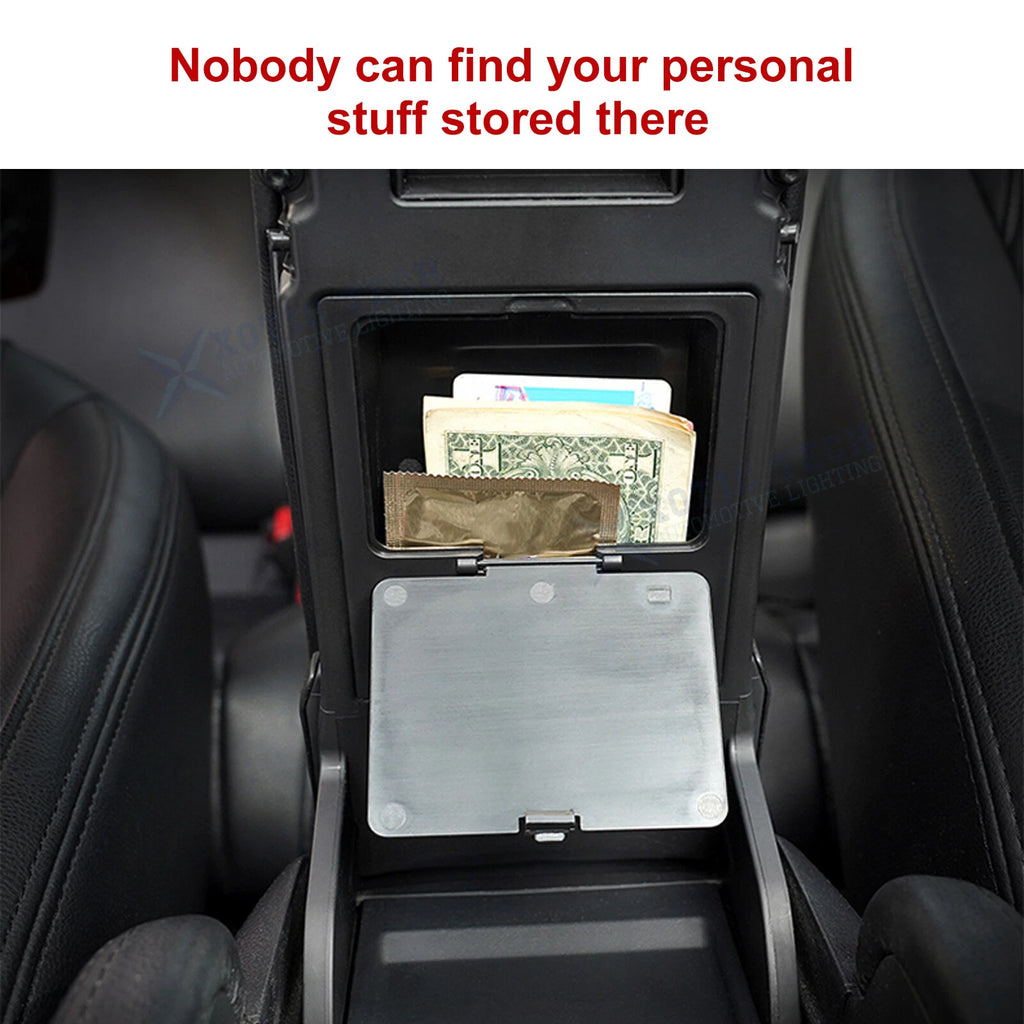 Center Console Armrest Box Organizer Insert with Cup Holder for Honda Civic (2016-2021)
