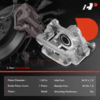 Pair Rear Disc Brake Calipers for Honda Pilot (2009-2015)