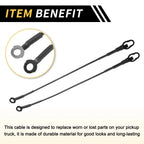 1 Pair Tailgate Cables for Ford F-150 F-250 F-350 (1997–2023)