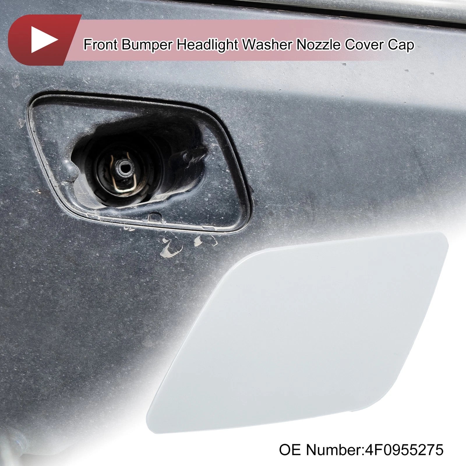 Front Left Washer Nozzle Cover Cap No. 4F0955275 for Audi A6 (2005–2008)