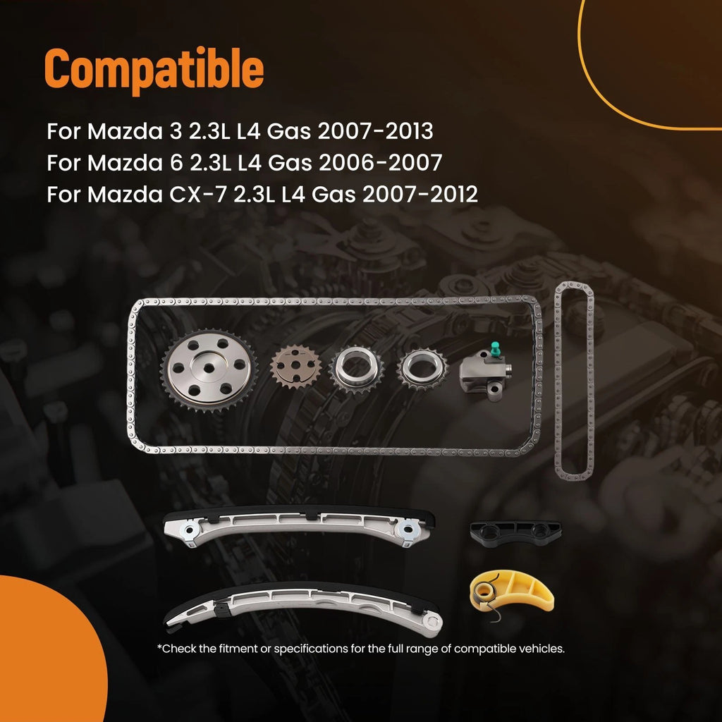 Engine Timing Chain Kit + Oil Pump for Mazda 3 2.3L (2007–2013) L3K9-11-316