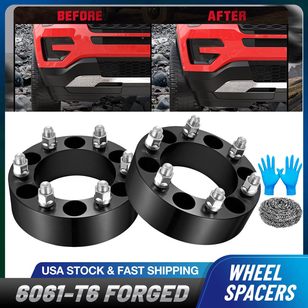 2X 2" Wheel Spacers for Toyota Tacoma (1995–2022) 6 Lug