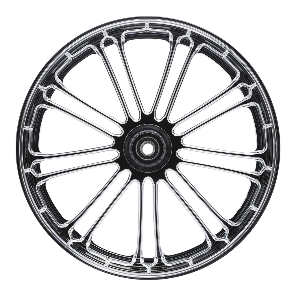 21'' Front & 18'' Rear Wheel Rim Dual Hub & Pulley for Harley Touring (2009–2023)