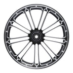 21'' Front & 18'' Rear Wheel Rim Dual Hub & Pulley for Harley Touring (2009–2023)