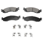 Set of 4 Front Ceramic Brake Pads for Ford Explorer (2006-2010)