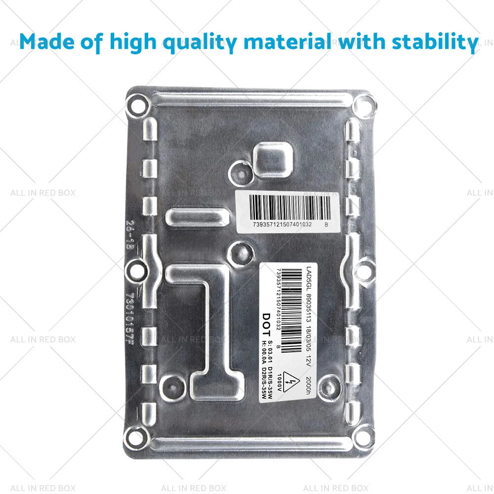 Xenon Headlight Ballast Module D1S 89035113 for Volvo S60 S80 XC70 (2001–2010)