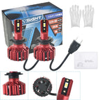 H7 LED Headlight Bulbs for Cars (10000LM, 6000K, 360° Beam)