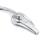 Chrome Raindrop Side Mirrors for Harley Iron 883 1200 (2009–2023)