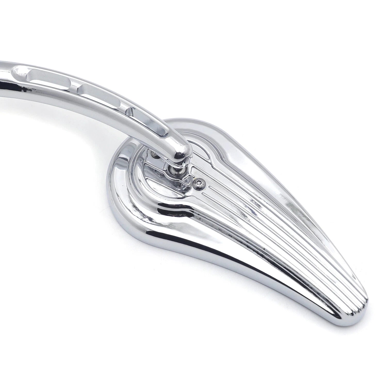 Chrome Raindrop Side Mirrors for Harley Iron 883 1200 (2009–2023)