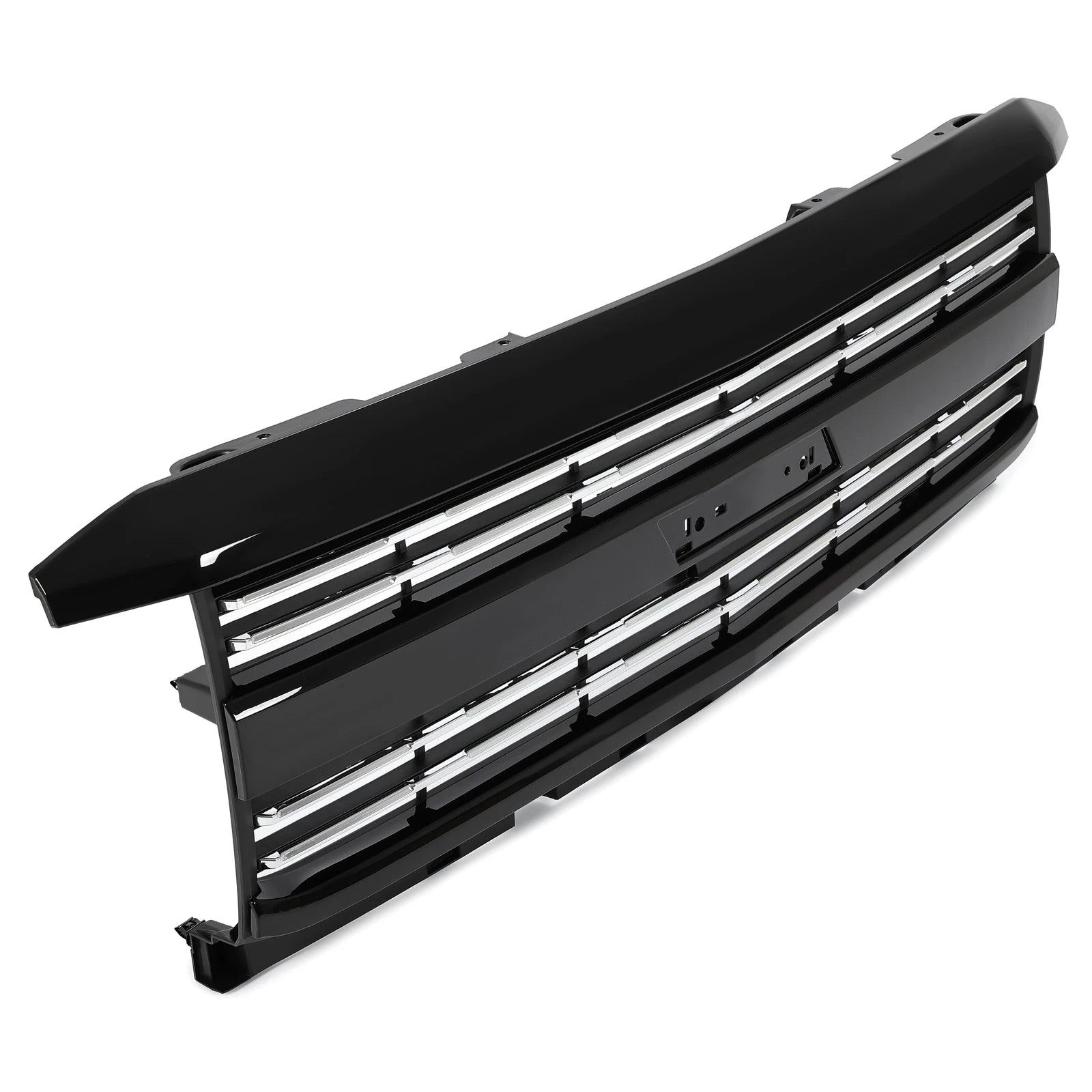 Factory Style Grille for Silverado 2500 HD 3500 HD (2015-2019) Black Painted