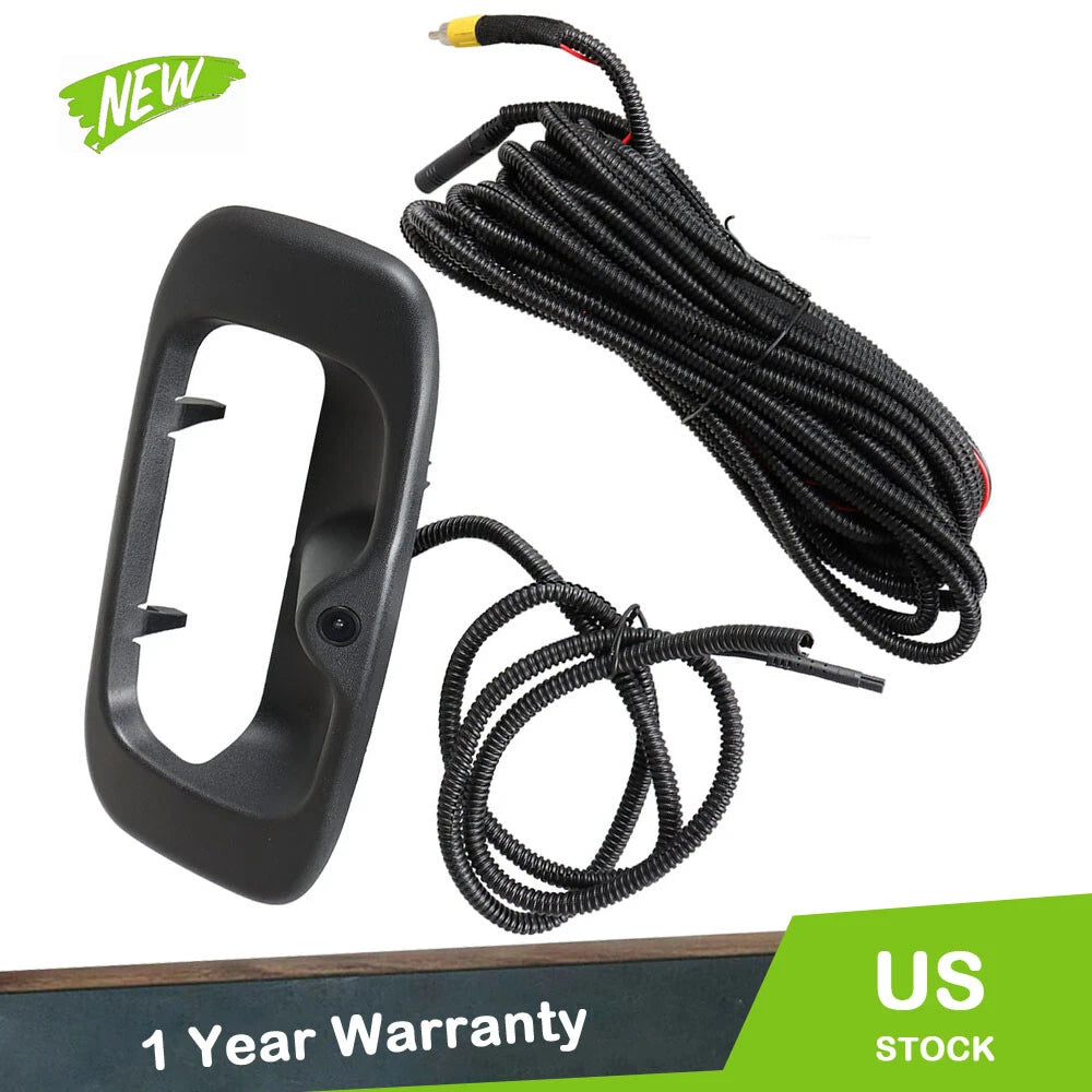 Black Tailgate Handle Backup Camera for Chevy Silverado GMC Sierra (1999–2006)