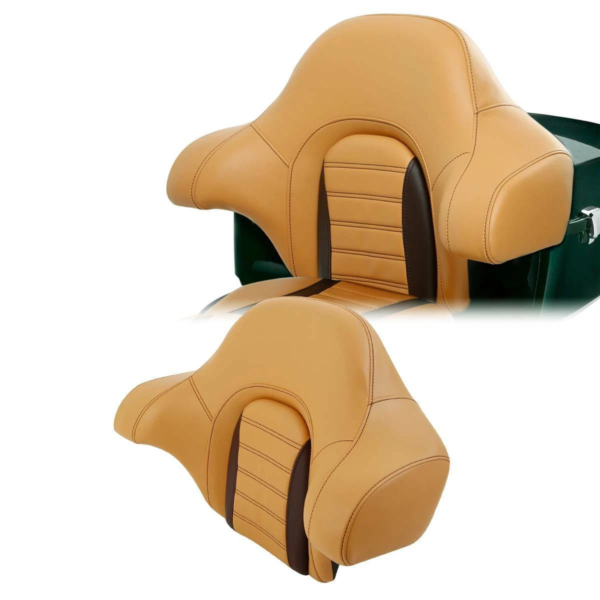 Chopped Trunk Backrest Pad for Harley Touring Road King (2014–2025)