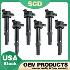 Set of 6 Ignition Coils for Ford Fusion (2006–2012) & Ford Escape (2009–2012) DG514 UF486