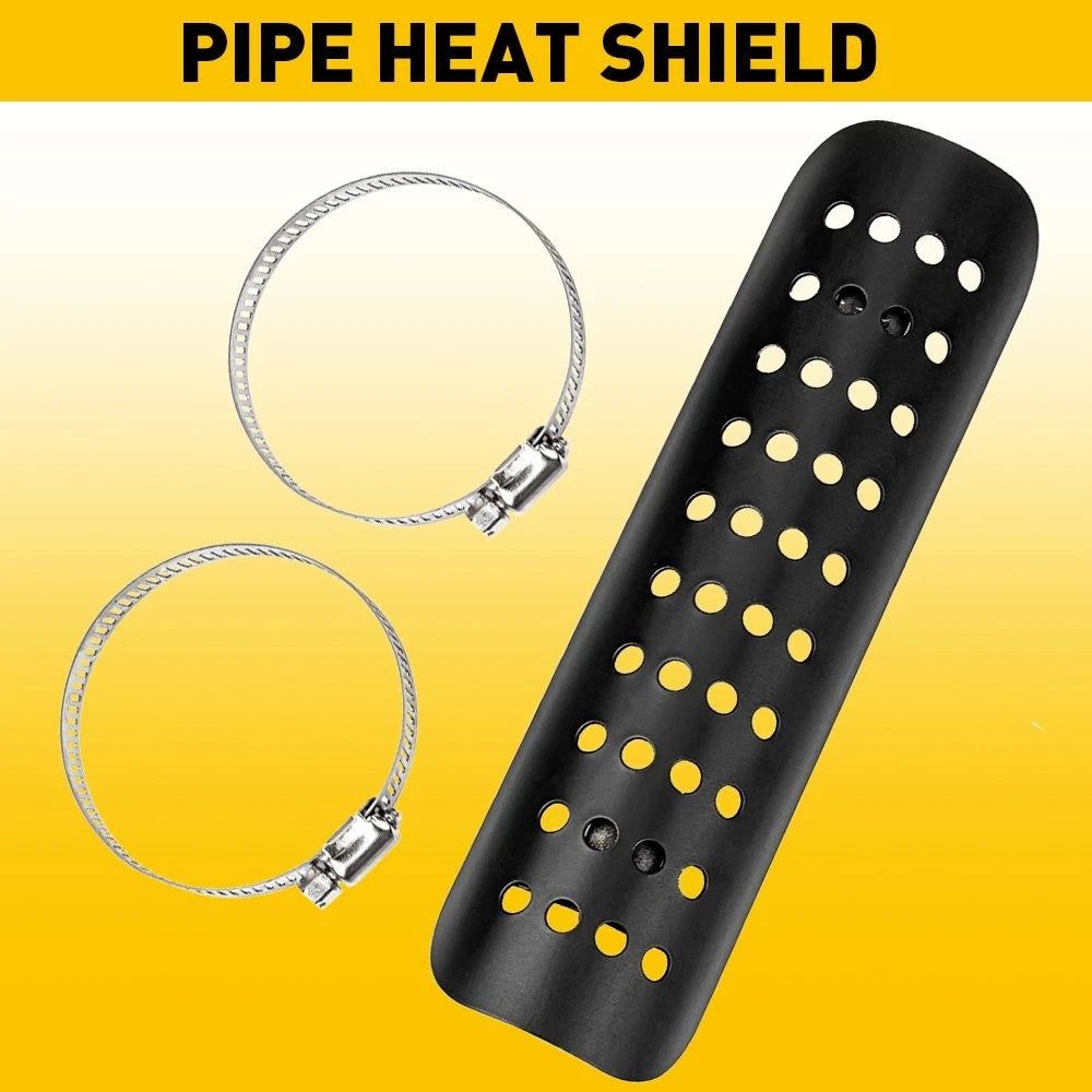 Cover Guard Heel Cover for Motorcycle (Exhaust Pipe Shield, Heat Guard)