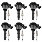6X Ignition Coils + Iridium Spark Plugs for Mercedes-Benz C230 C300 ML350 (2007–2015)