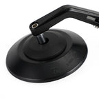 Handlebar End Mirrors for Custom Motorcycles (22mm 7/8") - Anti Glare Black Billet