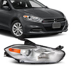 Right Side Headlight for Dodge Dart (2013–2016) 1.4L 2.0L 2.4L Chrome
