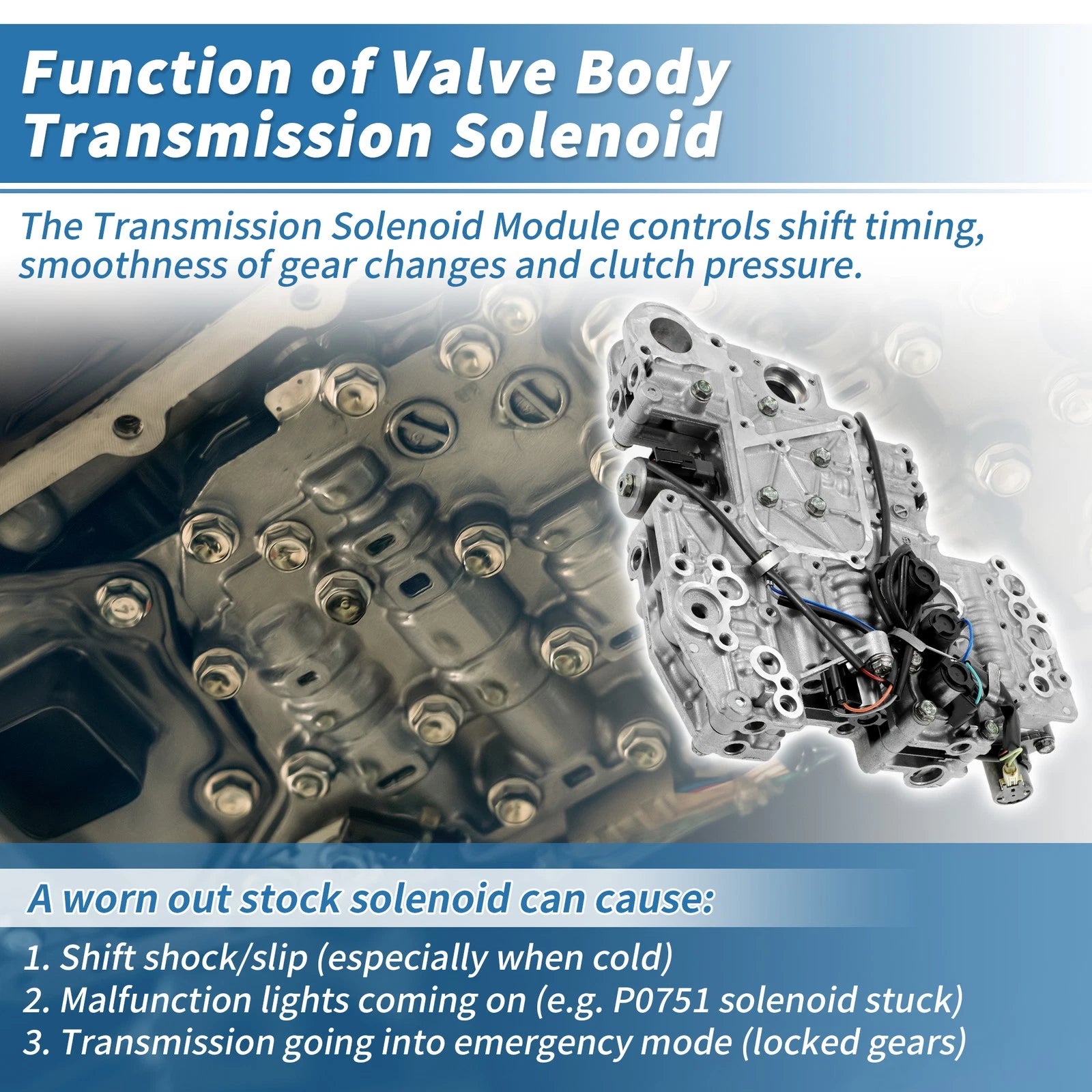 CVT Transmission Valve Body for Subaru Legacy Outback Forester (TR690/163740A)