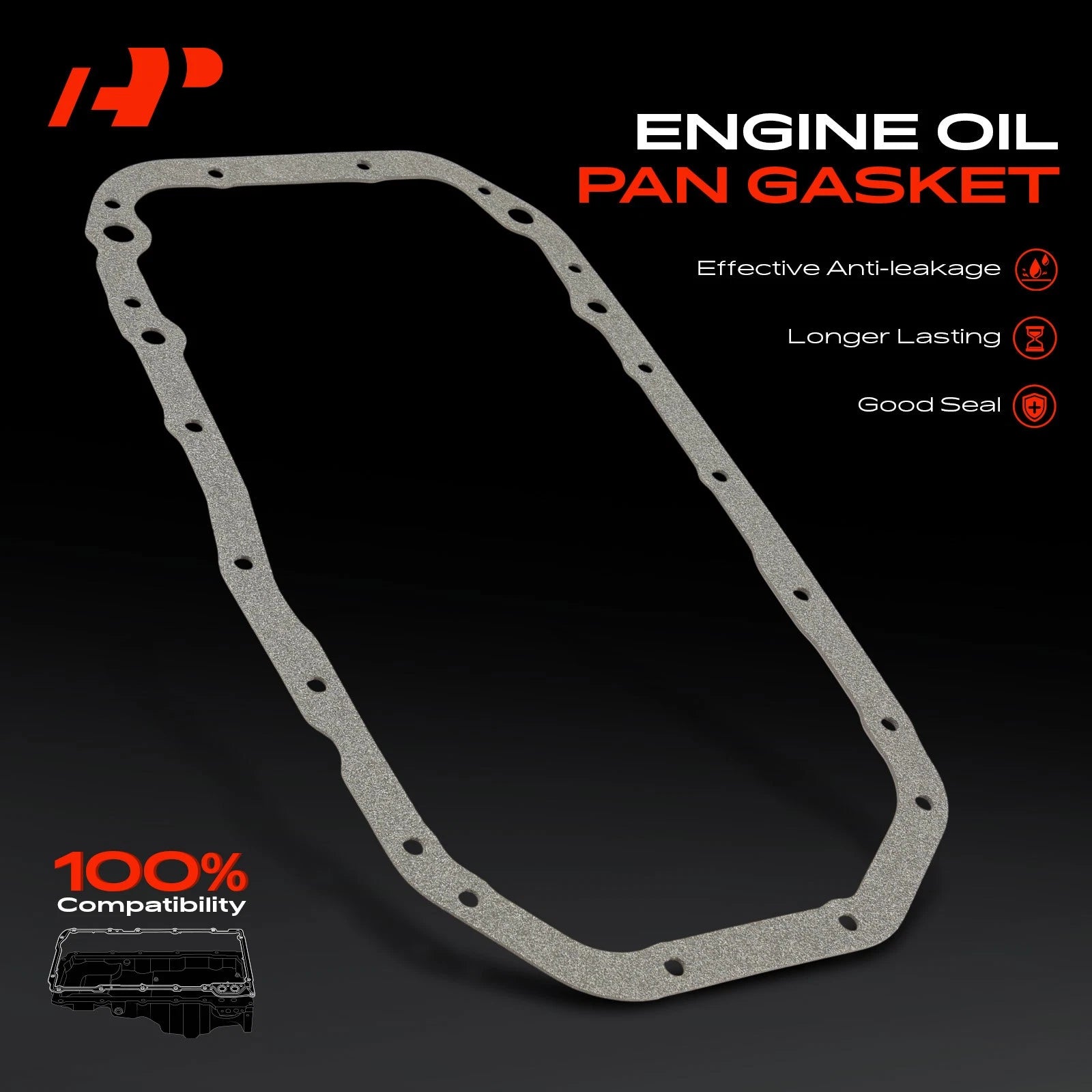 Engine Oil Pan Gasket for Mitsubishi Mirage (1997–2002)