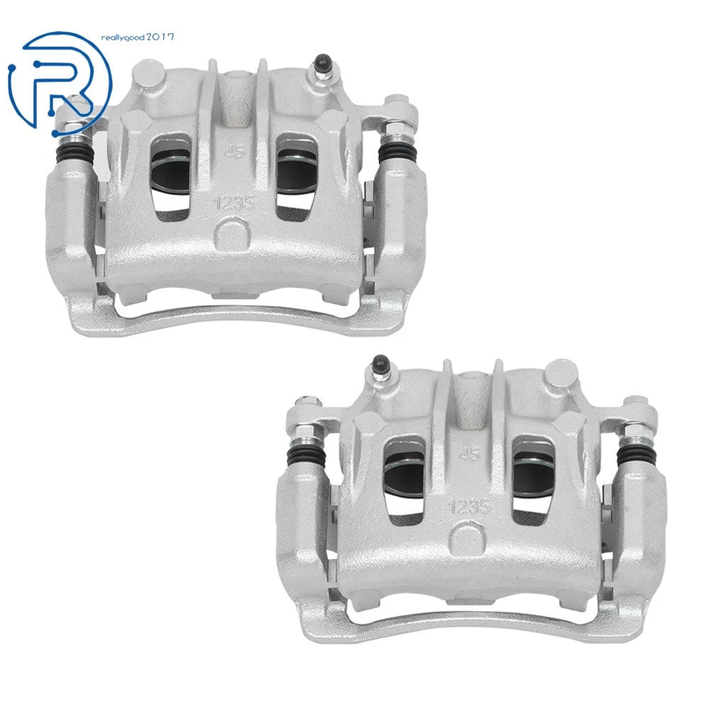 2X Brake Caliper with Bracket for Hyundai Santa Fe XL (2007-2016)