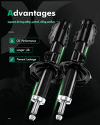 Set of 2 Front Shocks Struts for Mazda MPV (2001–2006) 3.0L V6