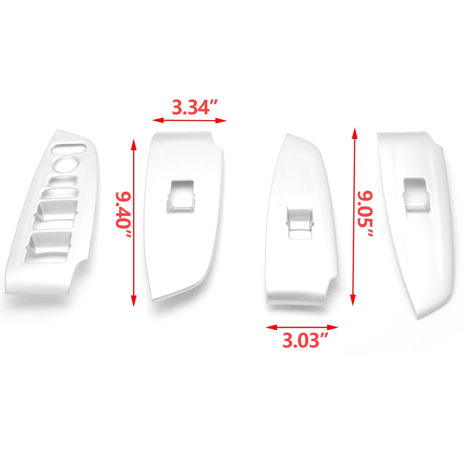 Inner Window Lift Panel Switch Cover Trim for Honda Accord (2018-2024)