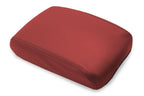 Console Lid Pull Over Cover Leather for Infiniti FX35 (2009–2012) Red Black Stitch