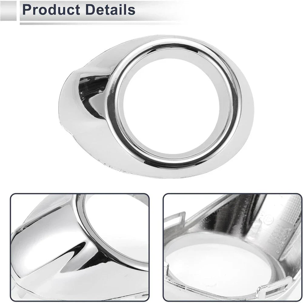 Front Fog Light Lamp Covers Chrome Trim for Ford Focus (2012-2014)